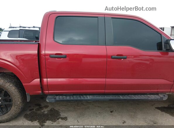 1FTEW2K57RKE83240 2024 FORD F150 Red Vista interior de 360 grados