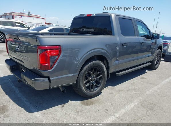 1FTEW2KP0RKE75322 2024 FORD F150 Серый Задняя правая четверть