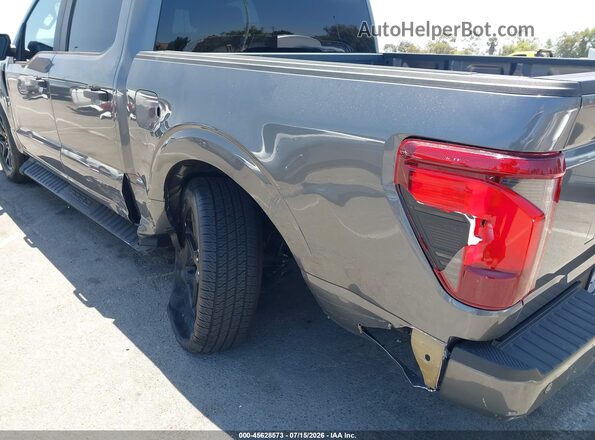 1FTEW2KP0RKE75322 2024 FORD F150 Серый Вид спереди