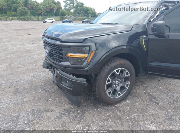 1FTEW2KP1SKD62288 2025 FORD F150 Black Front view