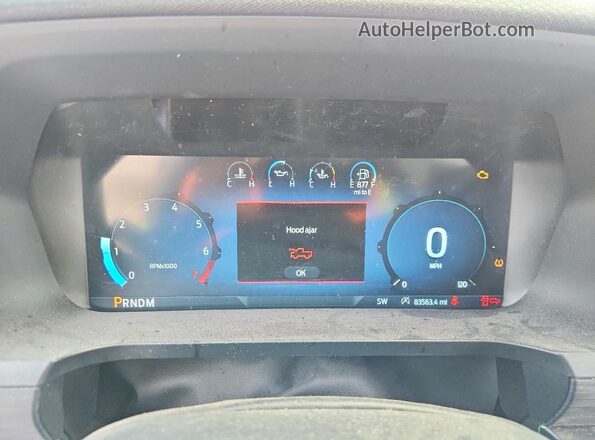 1FTEW2KP2RKD85217 2024 FORD F150 Gray Widok zestawu wskaźników