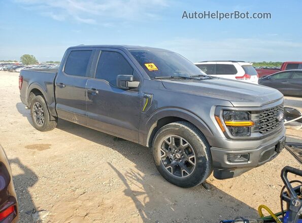 1FTEW2KP2RKE97936 2024 FORD F150 Gray Առջևի աջ