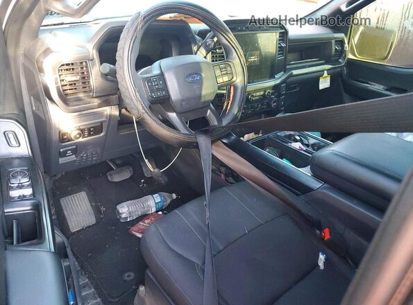 1FTEW2KP2RKE97936 2024 FORD F150 Gray Առջևի վահանակի տեսք