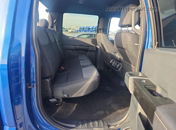 1FTEW2KP4SKE68315 2025 FORD F150 Blue უკანა სავარძლების ხედი