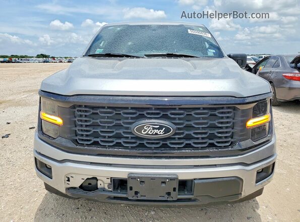 1FTEW2KP5RKD09247 2024 FORD F150 Silver Դիմացի տեսք