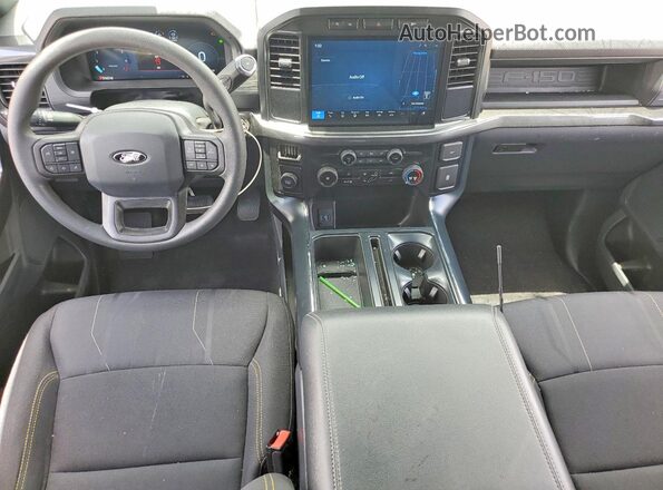 1FTEW2KP5RKD09247 2024 FORD F150 Silver Առջևի վահանակի տեսք