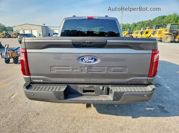 1FTEW2KP5RKE72609 2024 FORD F150 Gray Rear view
