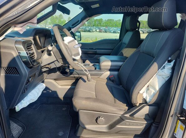 1FTEW2KP5RKE72609 2024 FORD F150 Gray Front interior view
