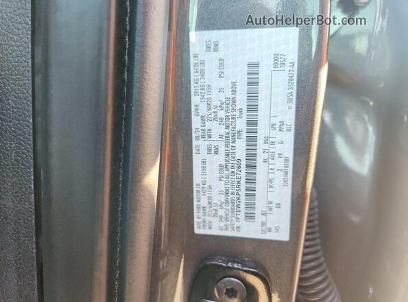 1FTEW2KP5RKE72609 2024 FORD F150 Gray Engine compartment view