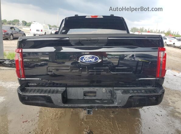 1FTEW2KP7RKE68156 2024 FORD F150 Black Вид ззаду