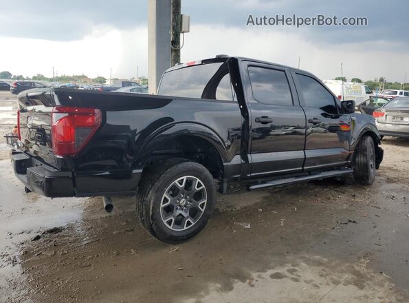 1FTEW2KP7RKE68156 2024 FORD F150 Black Задня права чверть