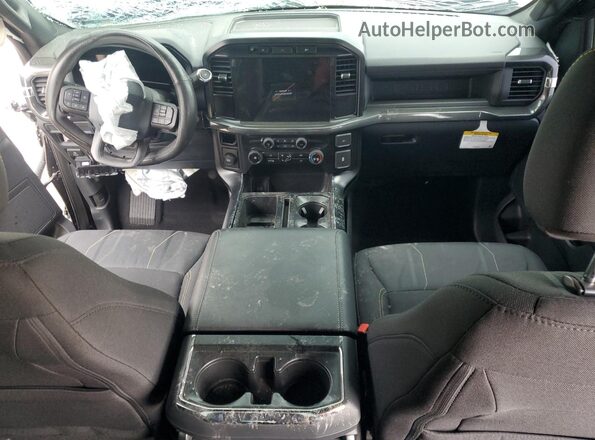 1FTEW2KP7RKE68156 2024 FORD F150 Black Вид панелі приладів