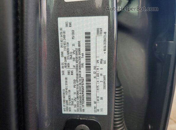 1FTEW2KP8SKF57627 2025 FORD F150 Gray ძრავის განყოფილების ხედი