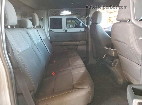 1FTEW2KP9SKE10751 2025 FORD F150 Gray Rear seats view