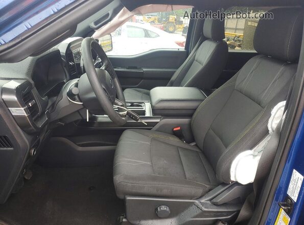 1FTEW2KPXSKF03794 2025 FORD F150 Синий Вид салона спереди
