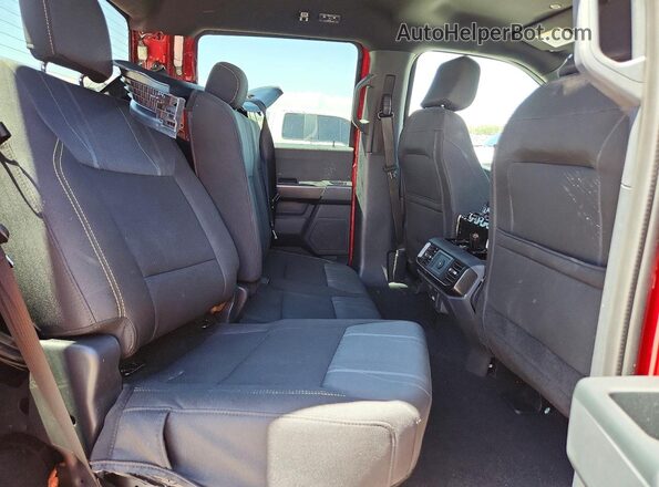 1FTEW2L53SFC13693 2025 FORD F150 Red Вид задніх сидінь