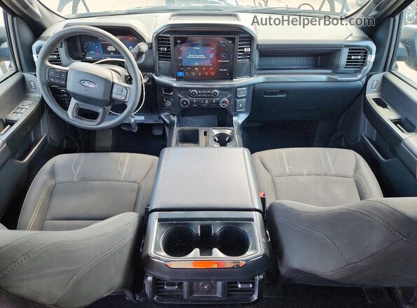 1FTEW2L56SFC15745 2025 FORD F150 Black Առջևի վահանակի տեսք