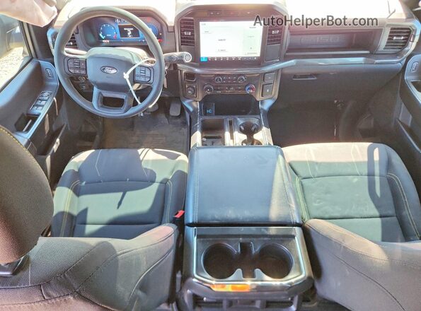 1FTEW2LP0RKD36063 2024 FORD F150 Gray Dashboard view