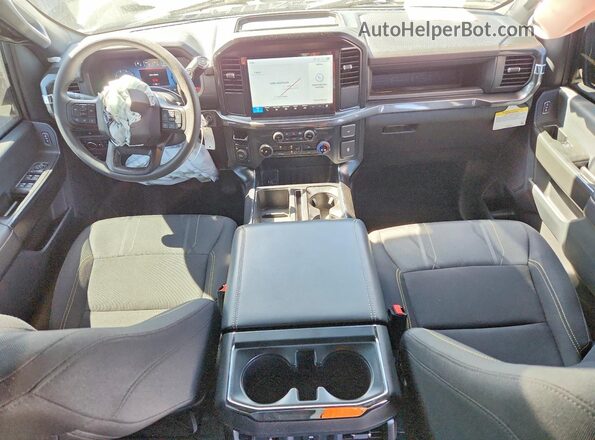 1FTEW2LP0SKD97743 2025 FORD F150 Gray Dashboard view