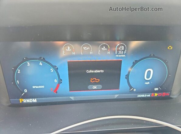 1FTEW2LP0SKD97743 2025 FORD F150 Gray Instrument cluster view