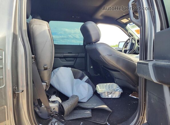 1FTEW2LP1RKE69950 2024 FORD F150 Gray Vista de los asientos traseros