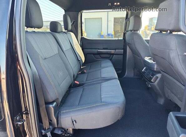 1FTEW2LP2SKE92756 2025 FORD F150 Black Вид задніх сидінь