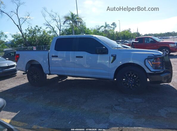 1FTEW2LP3SKD34989 2025 FORD F150 Серебряный Вид задней части салона
