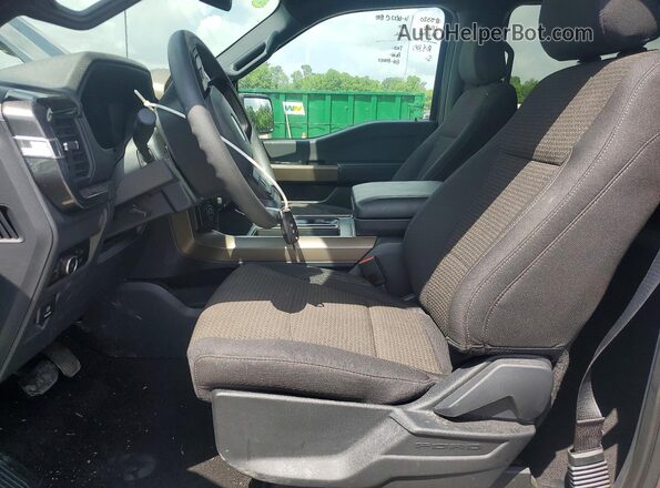 1FTEW2LP4RFB63253 2024 FORD F150 Gray წინა სალონის ხედი