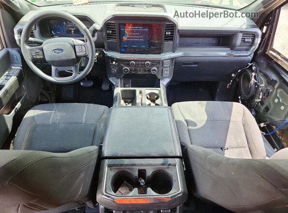 1FTEW2LP4SKD98913 2025 FORD F150 Черный Вид панели приборов