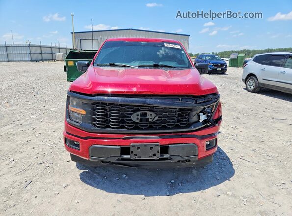 1FTEW2LP5RKF24710 2024 FORD F150 Maroon Widok z przodu