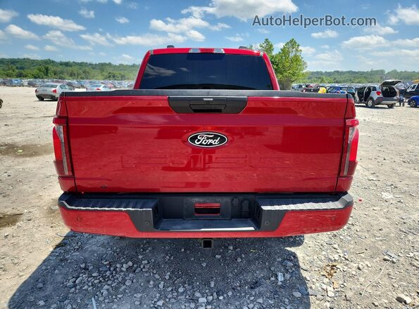 1FTEW2LP5RKF24710 2024 FORD F150 Maroon Widok z tyłu