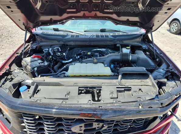 1FTEW2LP5RKF24710 2024 FORD F150 Maroon Widok wnętrza z tyłu