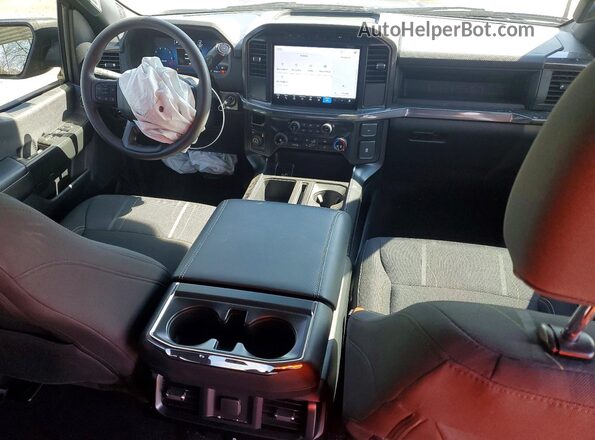 1FTEW2LP5RKF38283 2024 FORD F150 Gray Dashboard view
