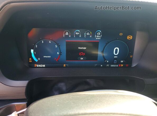1FTEW2LP5RKF38283 2024 FORD F150 Gray Instrument cluster view