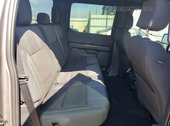 1FTEW2LP5RKF38283 2024 FORD F150 Gray Rear seats view