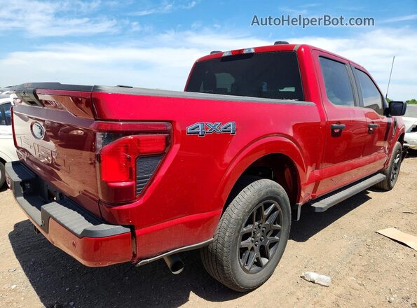 1FTEW2LP7RKD55127 2024 FORD F150 Red Հետևի աջ