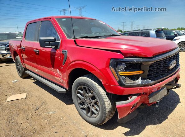 1FTEW2LP7RKD55127 2024 FORD F150 Red Առջևի աջ