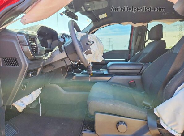 1FTEW2LP7RKD55127 2024 FORD F150 Red Սալոնի դիմացի տեսք