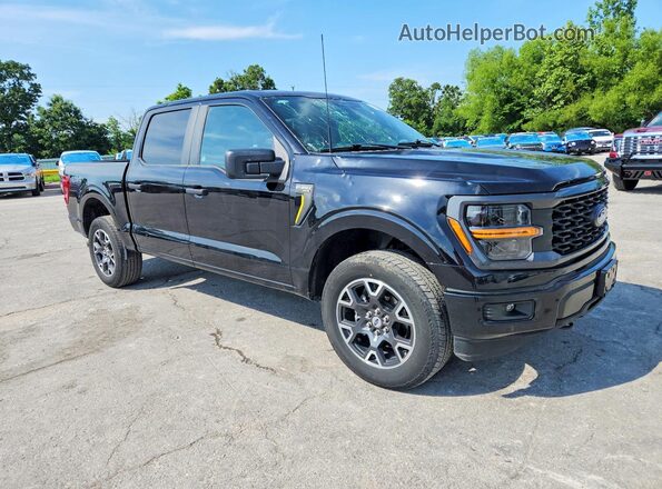 1FTEW2LP7RKE59584 2024 FORD F150 Black Передня права чверть