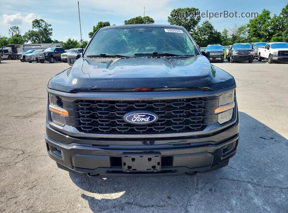 1FTEW2LP7RKE59584 2024 FORD F150 Black Вид спереду