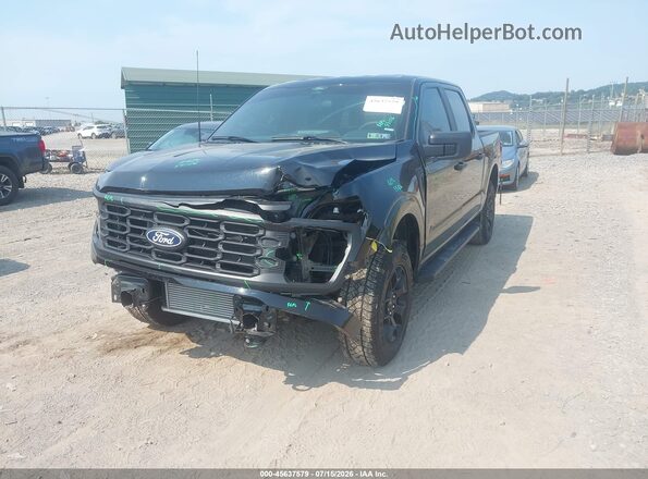 1FTEW2LP8SKE90445 2025 FORD F150 Black Передня ліва чверть