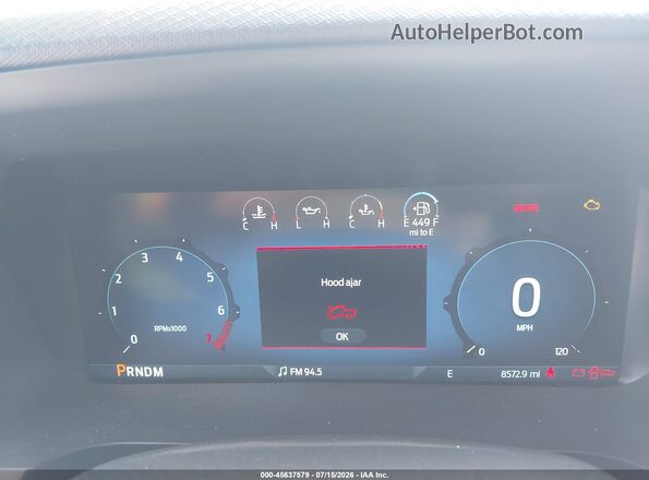 1FTEW2LP8SKE90445 2025 FORD F150 Black Вид задніх сидінь