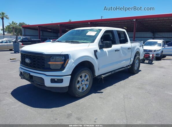 1FTEW2LP9RKE67587 2024 FORD F150 Белый Передняя левая четверть