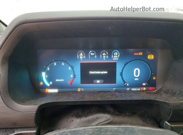 1FTEW2LPXSKD60313 2025 FORD F150 White Vista del cuadro de instrumentos