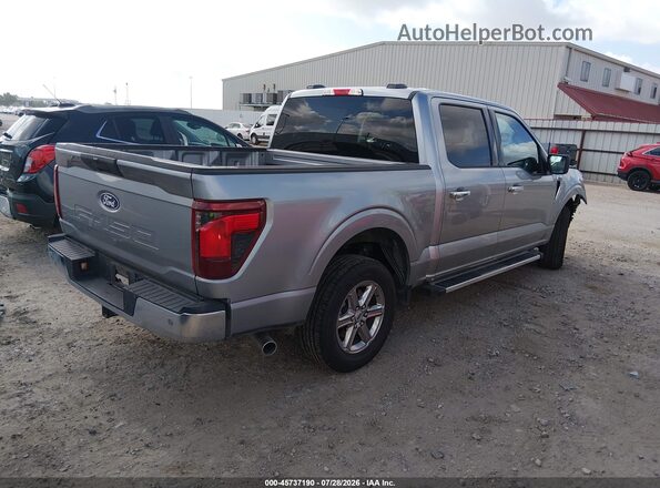 1FTEW3K89SKE77963 2025 FORD F150 Silver უკანა მარჯვენა