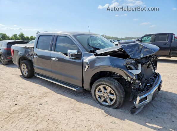1FTEW3KP1RKE59121 2024 FORD F150 Gray Front right