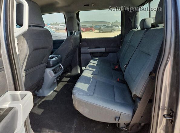 1FTEW3KP1RKE59121 2024 FORD F150 Gray Rear seats view