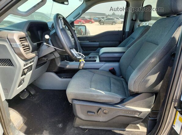 1FTEW3KP1RKE59121 2024 FORD F150 Gray Front interior view