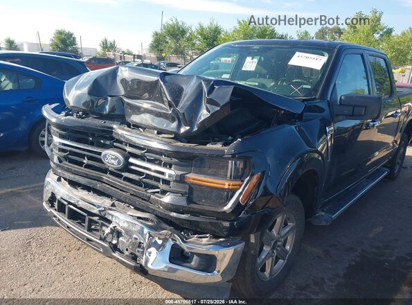 1FTEW3KP2SKE14310 2025 FORD F150 Black Вид спереду