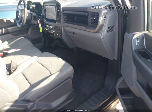 1FTEW3KP2SKE14310 2025 FORD F150 Black Вид салону спереду